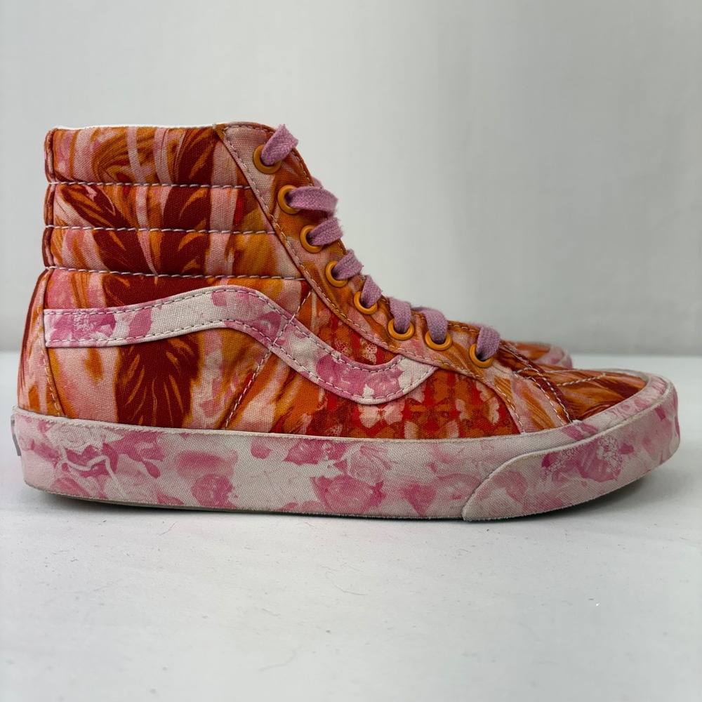 Vans x Sk8-Hi 38 DX Collina Strada‎ Tie Dye Pink Orange Skate Sneakers Shoes W 8 - Picture 3 of 11